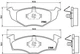 Brembo P 85 031 brake pad set, disc brake for Seat VW