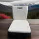 Excel Boat Seat Cushion Set | Light, Beige, Vinyl (2 Piece Set)