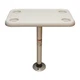 Springfield 1690107 Table 16"x28" Rectangle 27" Post Base Thread Lock Boat