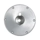 SP68914 Swivl-Eze Wedge 9in Brushed Aluminum Reinforcing Ribs Marine Boat Seat
