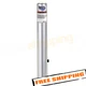 Attwood 29130 Snap-Lock 13" H x 1-3/4" D Clear Anodized Aluminum Fixed Post