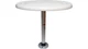 TABLE PACKAGE 18X30 OVAL WHITE SPRINGFIELD 1690106  Expedited Shipping! 