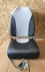 Wise 1062134 Folding Seat Grey-Charcoal Boat Marine Premium 17&rdquo;W 15&rdquo;D x24&rdquo;