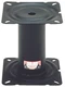 WISE Fixed Black Powder Coated Steel Seat Pedestal