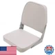 Attwood 98395Gy Low-Back Padded Boat Seat Gray High-Impact Plastic Frame 15