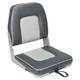 ERGOSEAT Classic Low Back Fishing Boat Seat with Backrest Folding Boat Chair ...