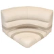 Wise Pontoon Boat Corner Seat Cushions BM11028-1066 | Khaki (2PC)
