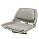 ATTWOOD PADDED FLIP SEAT 98391GY GRAY VINYL / PLASTIC SHELL MARINE BOAT