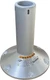 Regitar 184010-LWOS Fixed Height Seat Pedestal W/ 9" Base - 10" Height Anodized