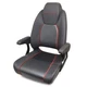 Manitou Boat High Back Helm Seat 3014-0008421 | Gray / Red w/ Bolster