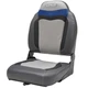 Lowe Boat Folding Fishing Seat 2240623 | Gray Black Blue