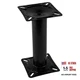 Wise Boat Seat Pedestal, Black, 13-Inch