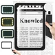 Arsir 7.3 * 4.4 Page 5X Magnifying Glass for Reading, Large Folding Lighted M...