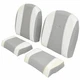 Ranger Boat Leaning Post Seat Cushions | 2510 / 2360 Bay Gray (4 PC)
