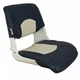 Springfield Marine Skipper Standard Fold Down Seat, White/Blue