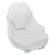 Moeller Marine 17" H x 19.5" W x 16" D White Narrow Helmsman Seat