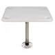 Springfield 16"x28" Rectangle Table Package White Thread-Lock Boat 1690107
