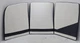 Sea Ray 19 / 190 SPX Aft Stern 3 Piece Sunpad Bottom Seat Cushion Set # 2300298