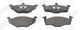 JURID 571939J brake pad set, disc brake for SEAT, VW