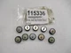 SUPRA RUBBER BUMPER WITH STUD SET OF (10) BLACK 115336 MARINE BOAT