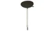 Springfield Marine 1040355KPC Kingpin Control Post Seat Threaded Charcoal