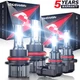 For Ford Ranger 2001-2011 -4X 6000K LED Headlight High Low Beam + Fog light Bulb