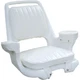 Wise Pilot Chair Cushions w/Mounting Plate and Stainless Steel Hardware - White