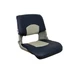 Springfield Marine 1061019 MOLDED FOLD SEAT GRY W/BLU-GRY CUSHION