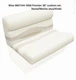 Wise Premier NEW Pontoon Cushion Set Stone/Mocha Java/Khaki & Platinum Base