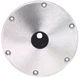 Attwood 67904 Snap-Lock 9" Dia. Aluminum Round Base for 1.77" Dia. Post