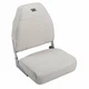 2 X Wise Folding Boat Seat Marine Vinyl High Back WHITE 8WD588PLS-710 SET OF 2