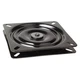 Attwood 7" 3&deg; Black Powder Coated Seat Swivel