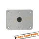 Attwood SP-66839 Lock'N-Pin 8" x 6" Non-Threaded Rectangular Base for 3/4" Post