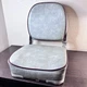 Vintage KR Industries Gray W Maroon Folding Boat Seat NICE