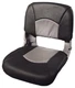 Tempress 4011497 All Weather High Back Black Seat/Charcoal/Gray Cushion