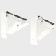Four Winns Boat Seat Hinges 048-1044 |  White w/ Gas Shocks (Set of 2)