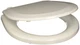 Bemis BTC50TTA000 Marine Bowl Enameled Wood Toilet Seat in White with Top-Tite H