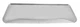 Bennett Marine 6BT-50075-08-00 TPO2412 Riveted Angle Trim Plane Only, 24" x 12"