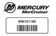 2014 QUICKSILVER Mercury Mercruiser 150 HP 4-Stroke EFI Rear Seat 898101180 OEM