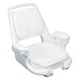 Moeller ST2080-HD 20" x 23" x 16.25" White Extra-Wide Offshore Seat Padded Arm
