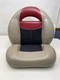 WISE 8WD1451-857 COMPACT BUCKET SEAT TAN/ RED/ BLACK 24" W x 21" D x 23" H BOAT