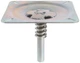 Boat Seat Mount Heavy Duty Plated Steel 3/4 Inch Pin Spring Post Pedestal Base 