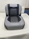CRESTLINER/ WISE 2253912 FOLDING FISHING SEAT GREY/ BLACK / CHARCOAL BOAT