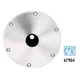 Attwood 67904 Snap-Lock 177 Base Plate - 9 Round, Aluminum