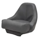 Premier Pontoon Boat Bucket Seat | 17 x 21 x 18 Inch Gray Vinyl