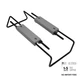 Wise 8WD80 Jon Boat Seat Clamp Without Swivel 