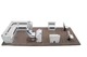 Wise DLX 18-22' Rear L w/ Front Lounge Fishing Pontoon Furniture Set-White/Blue