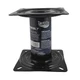 Attwood 90720 Black Powder Coated 7" Seat Pedestal 7-Inch 