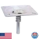 Shoreline Marine Boat Seat Mount Tough Zinc-Plated Standard 7 X 7 Mount Sl52198
