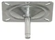 Attwood 1002-SS Stainless Steel Mount Lock'n-Pin 3/4" Swivl-eze Boat Seat